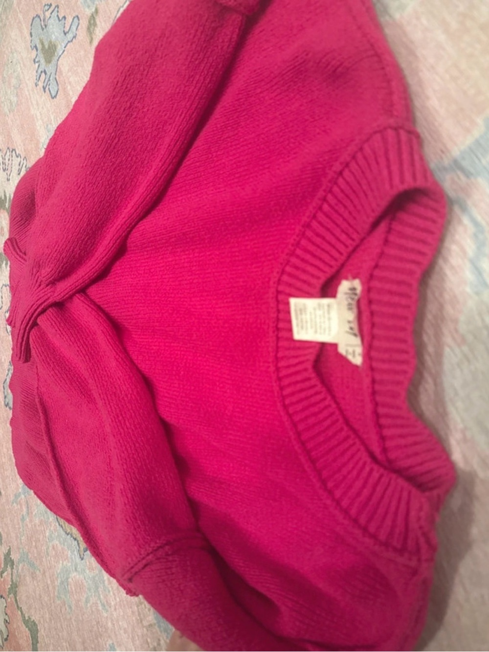 H&M Hot Pink Crewneck Sweater
